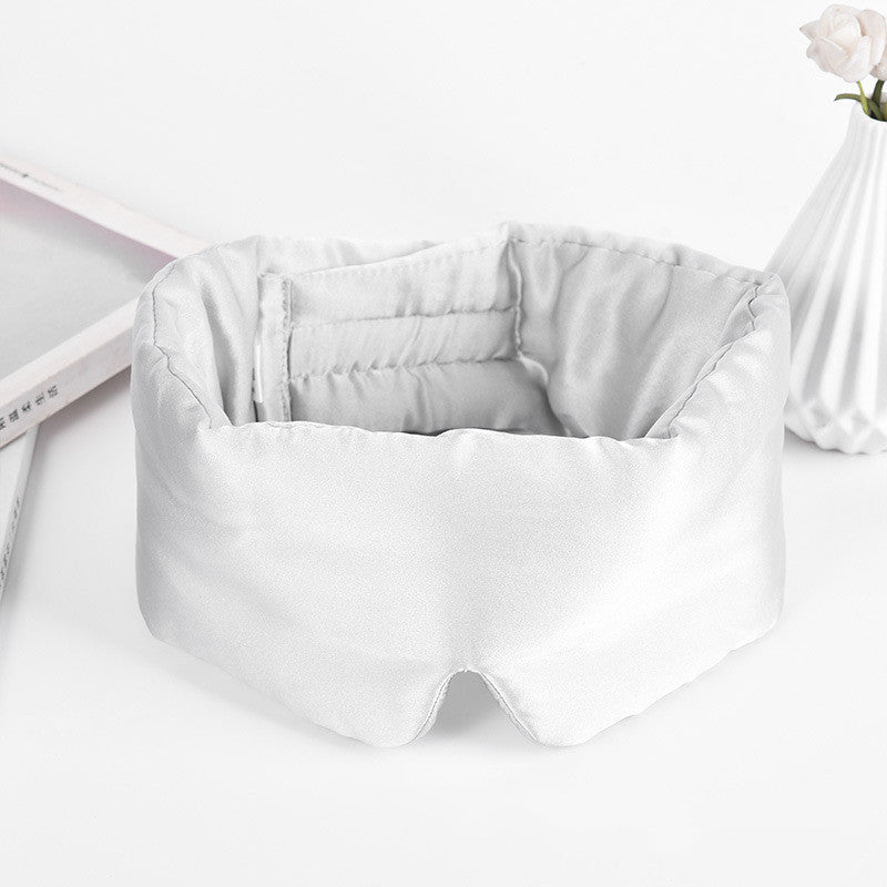 Masque de sommeil en soie, protecteur d'ombre, doux pour la peau et respirant, pour une protection auditive et une réduction du bruit