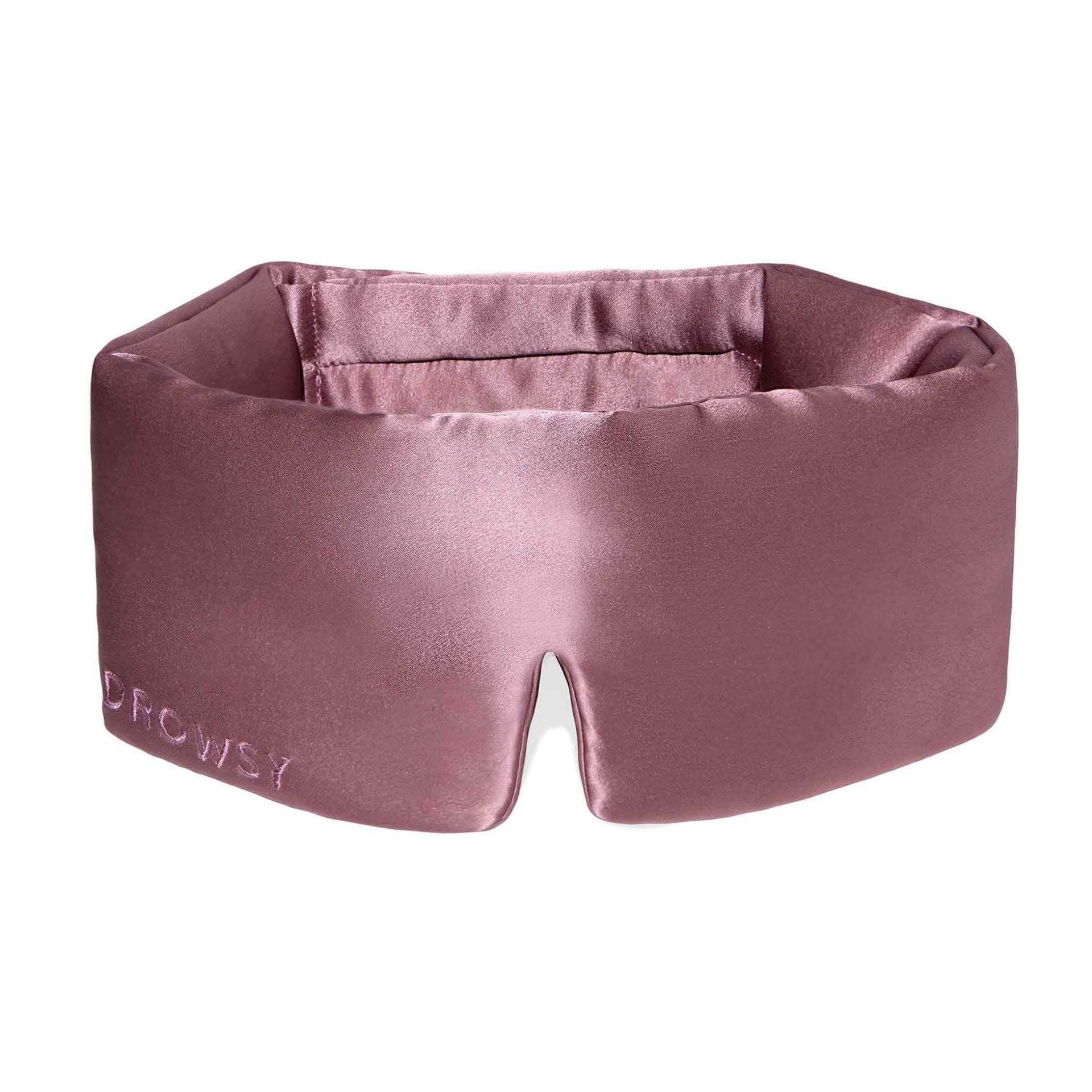 Masque de sommeil en soie, protecteur d'ombre, doux pour la peau et respirant, pour une protection auditive et une réduction du bruit