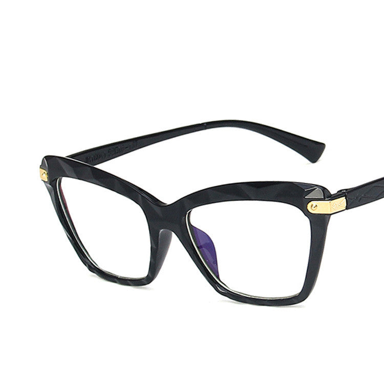 Lunettes œil-de-chat multifacettes anti-lumière bleue