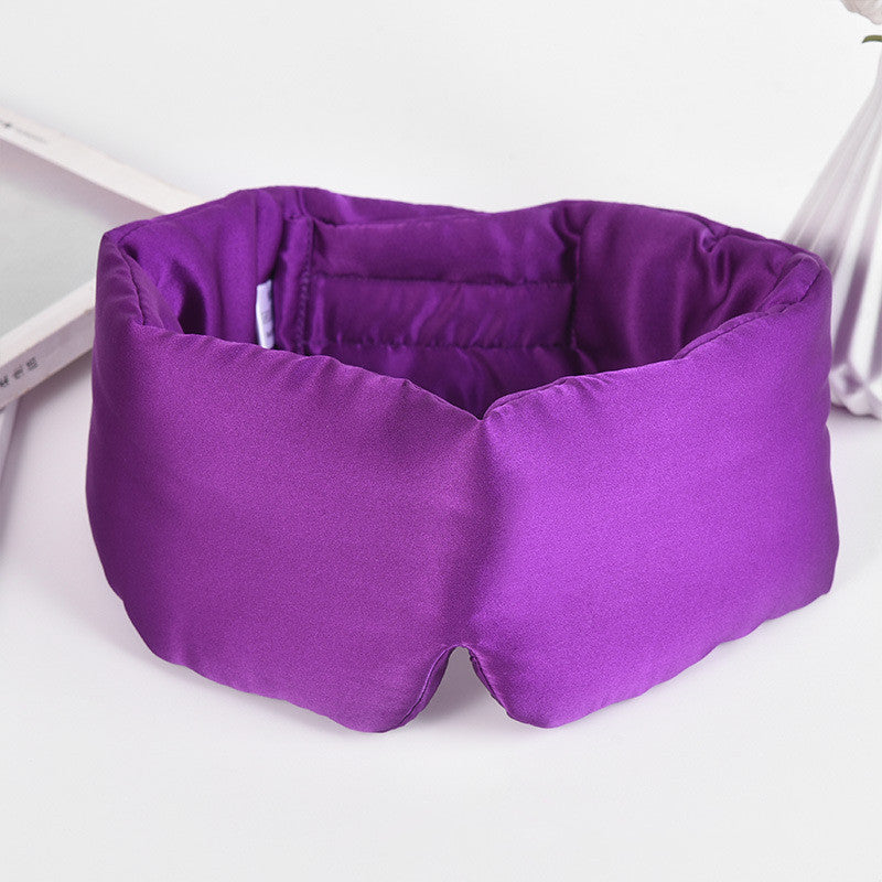 Masque de sommeil en soie, protecteur d'ombre, doux pour la peau et respirant, pour une protection auditive et une réduction du bruit