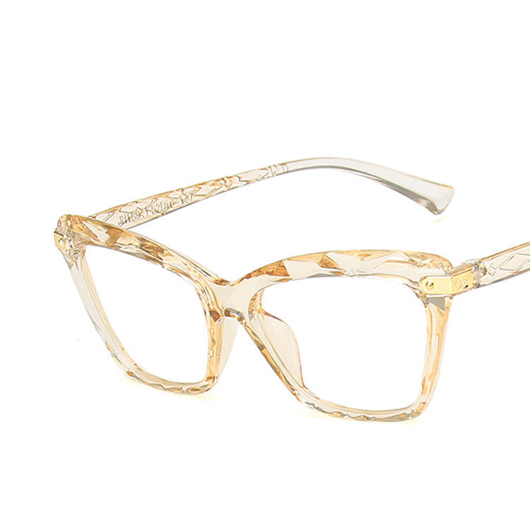 Lunettes œil-de-chat multifacettes anti-lumière bleue