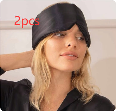 Masque de sommeil en soie, protecteur d'ombre, doux pour la peau et respirant, pour une protection auditive et une réduction du bruit