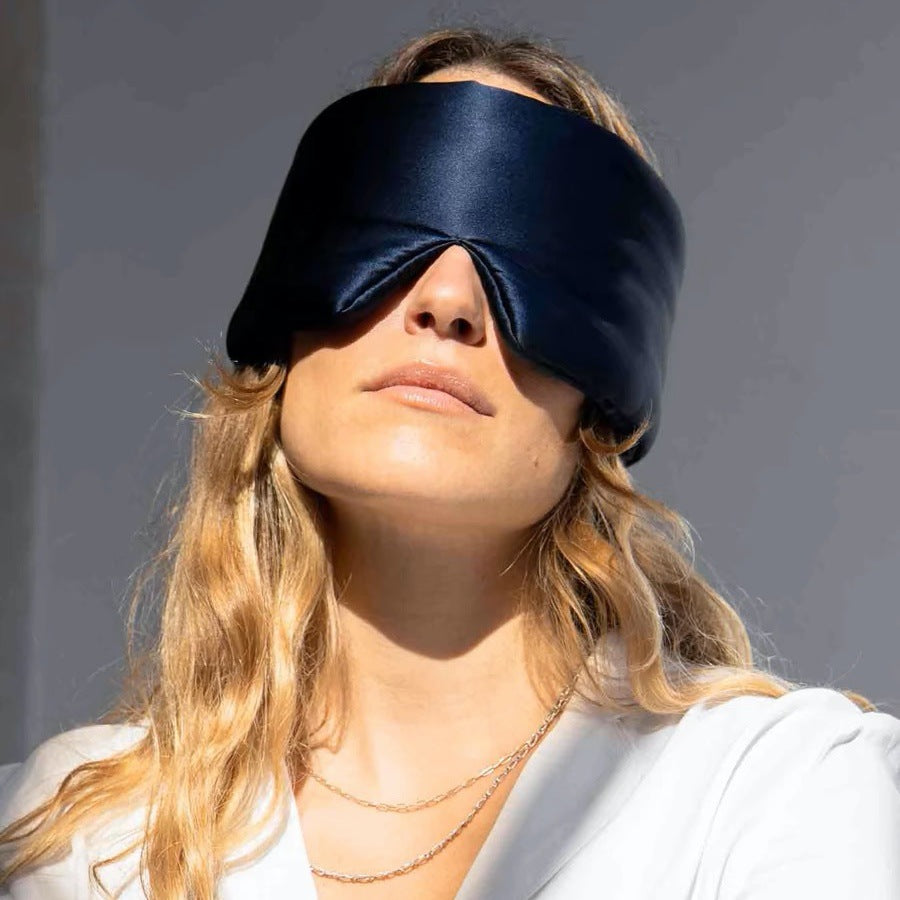 Masque de sommeil en soie, protecteur d'ombre, doux pour la peau et respirant, pour une protection auditive et une réduction du bruit