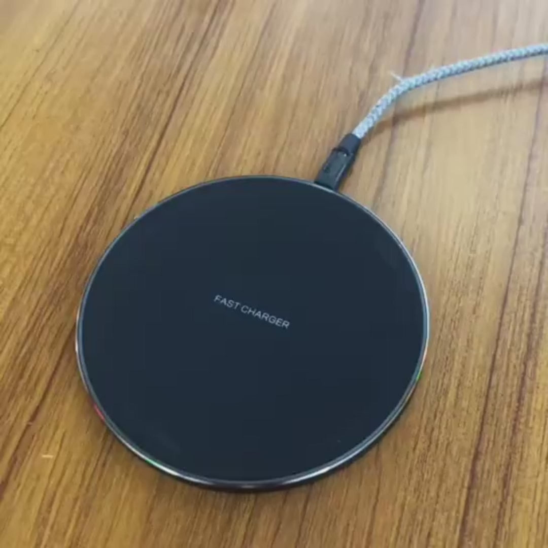Chargeur sans fil pour iPhone, tapis de charge rapide sans fil pour Samsung haute vitesse