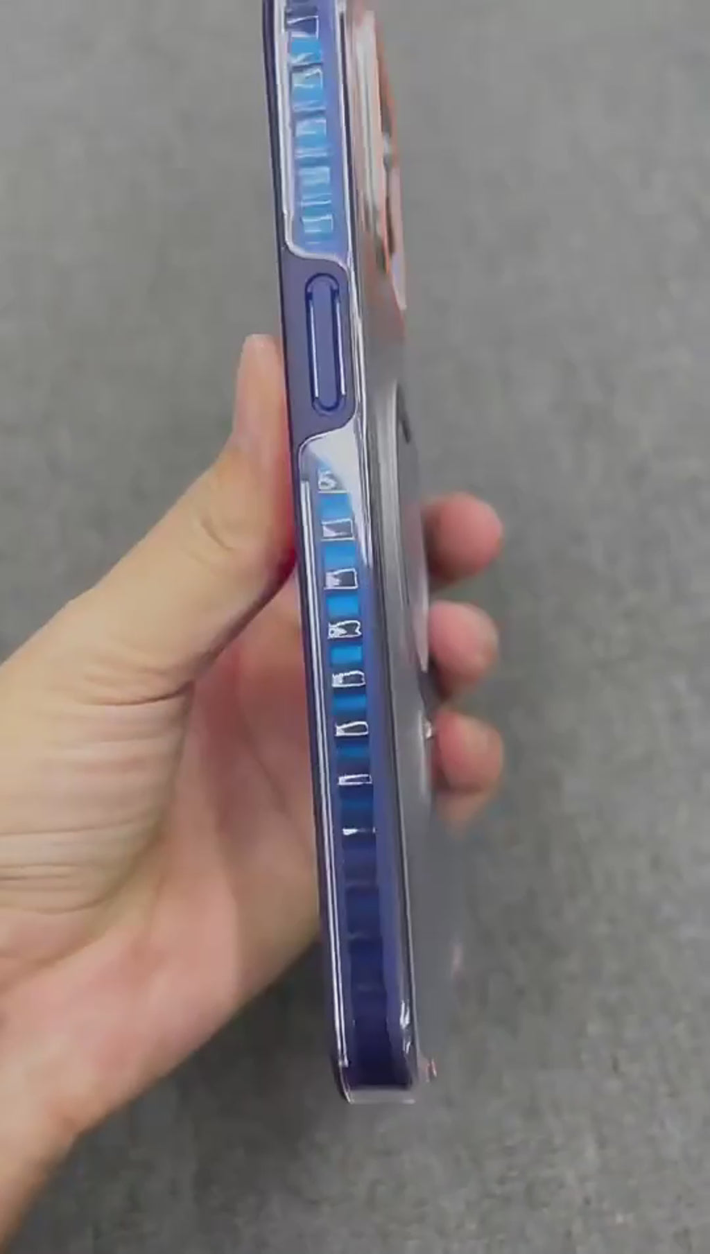 Nouvelle coque de téléphone colorée avec support magnétique et rabat pour étui de charge sans fil transparent magnétique Magesafe.